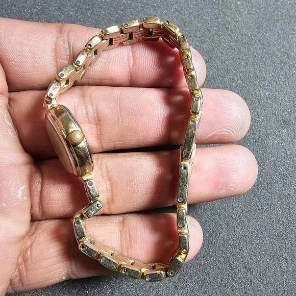 Citizen Ladies Quartz Watch Gold Tone Working 3220-S24451 Working Flawed - Picture 6 of 10